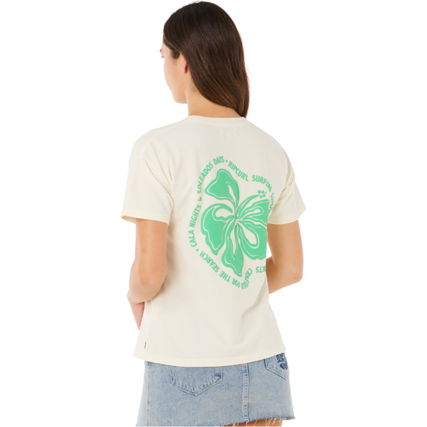 2026 Rip Curl Mujer Surf Puff Party Pack Relaxed Tee 0O5WTE - Bone